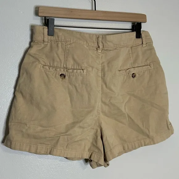 Free People Billie Chino Shorts Khaki Tan