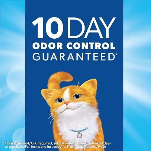 Fresh Step Clumping Cat Litter, Multi-Cat Odor Control, 14 lbs