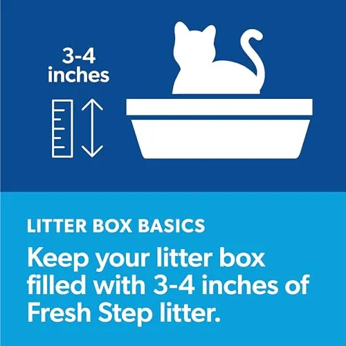 Fresh Step Clumping Cat Litter, Multi-Cat Odor Control, 14 lbs