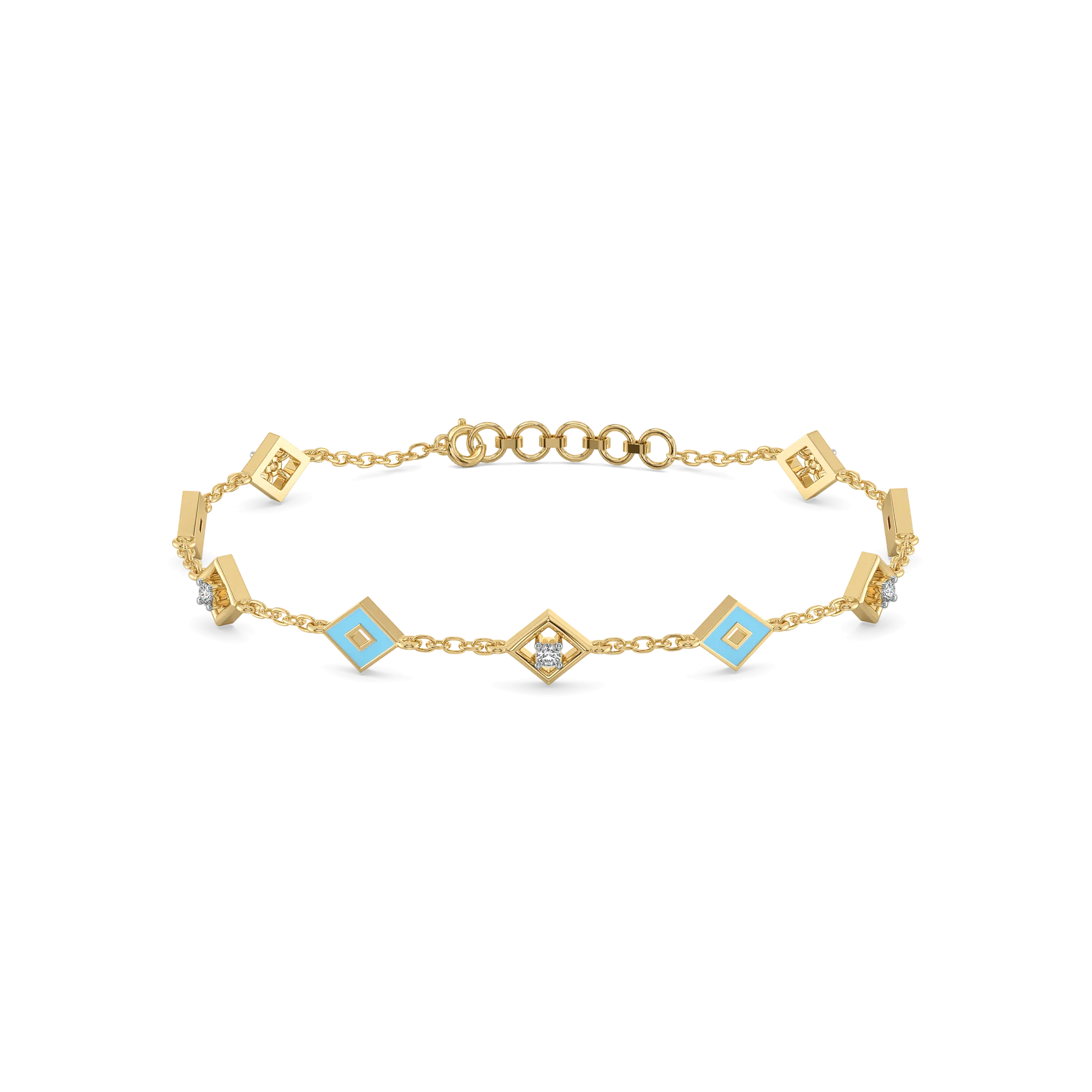 Frosted Serenity - Lab Grown Diamond Bracelet