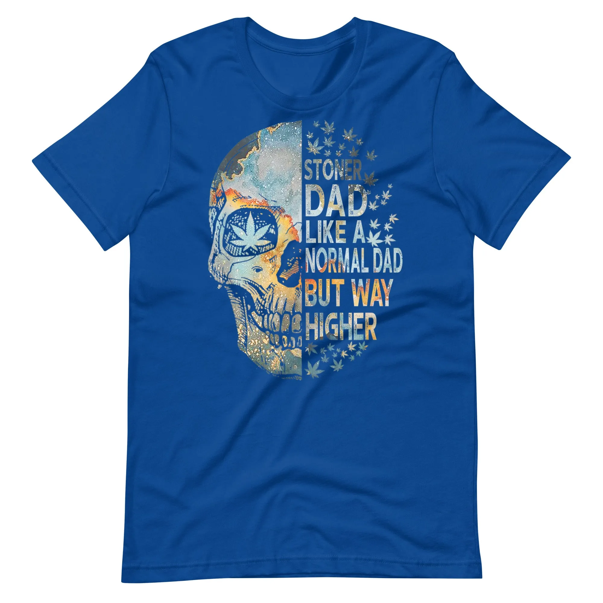 Funny-Weed-Skull-for-Stoner-Dad-t-shirt