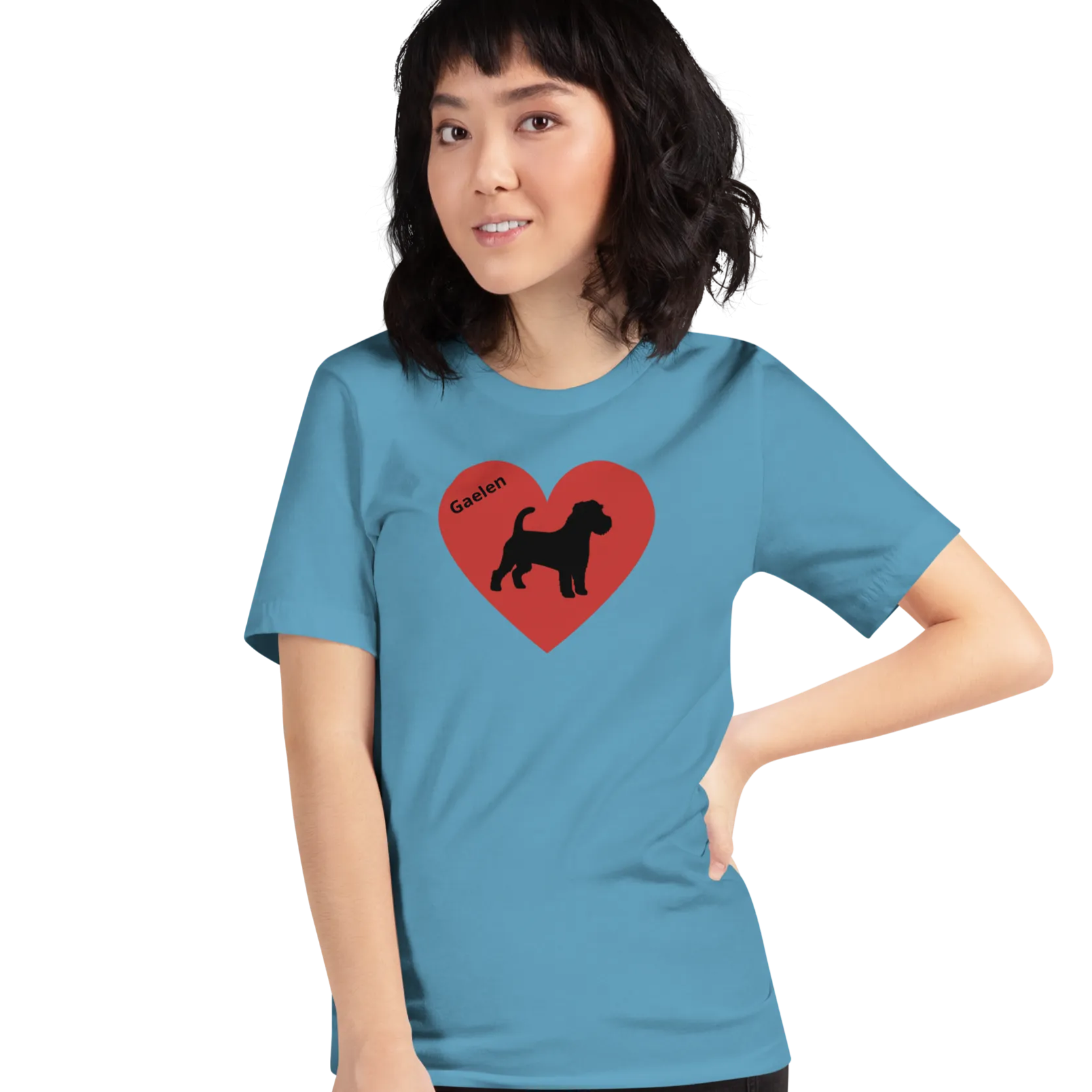Gaelen - Russell in Heart T-Shirts - Light