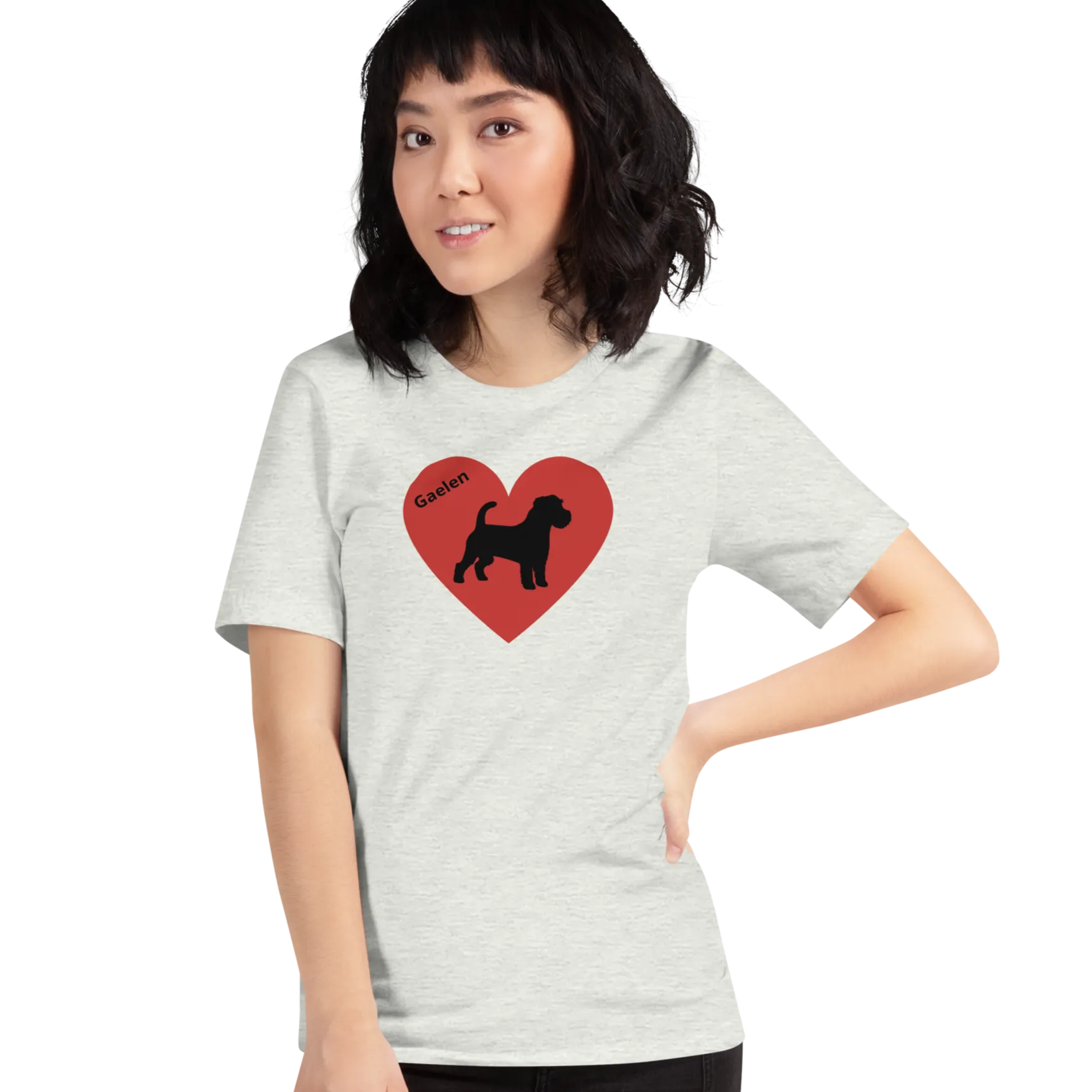 Gaelen - Russell in Heart T-Shirts - Light