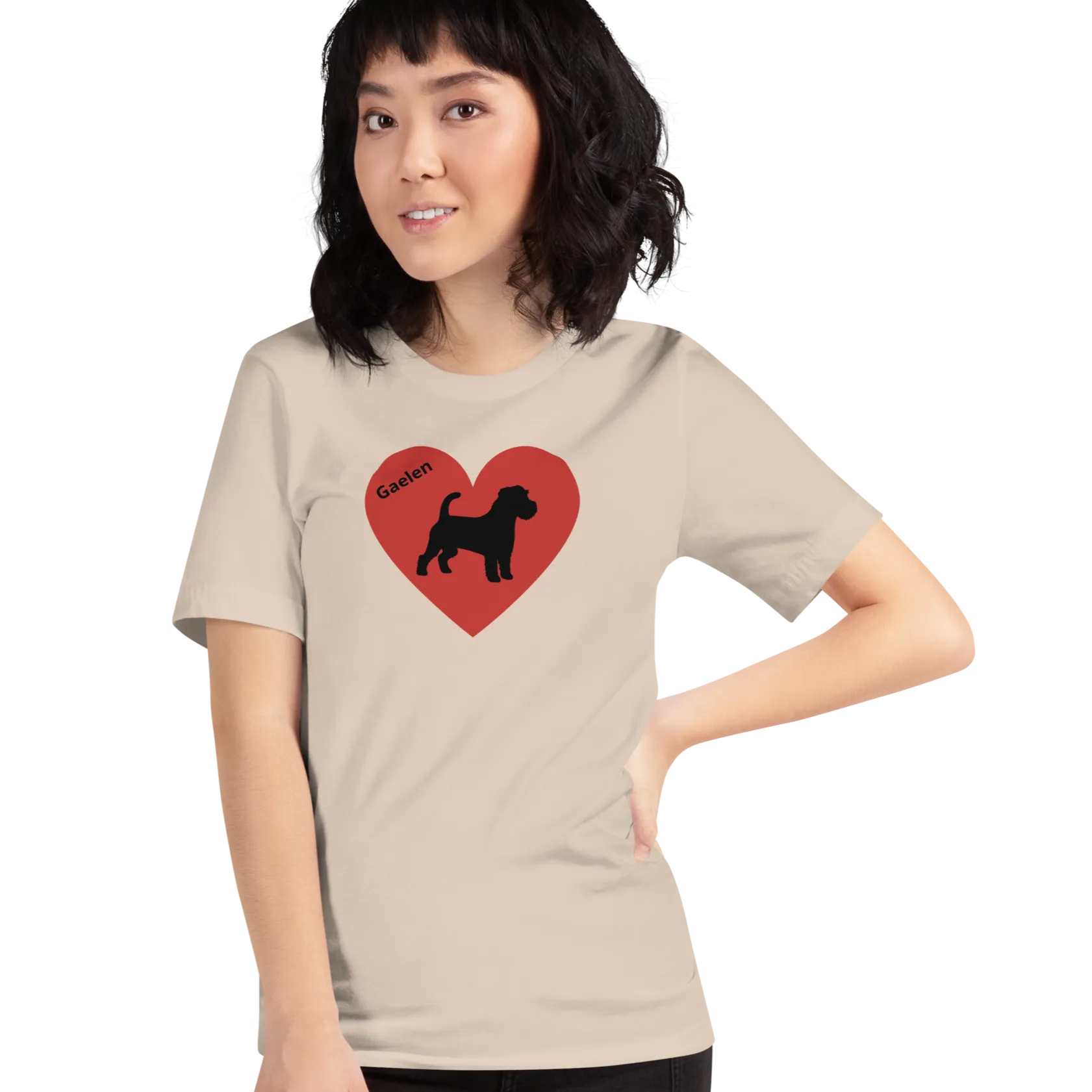 Gaelen - Russell in Heart T-Shirts - Light