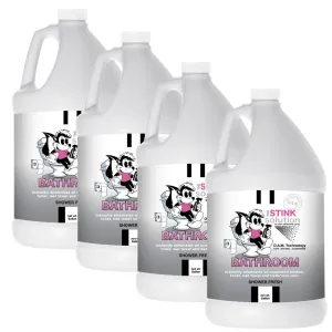 Gallon Refills 4 Pack - Bathroom Odor Eliminating Spray in Shower Fresh Fragrance