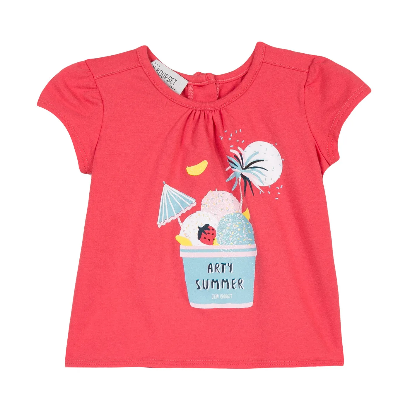 Girls Ice Cream Printed T-shirt