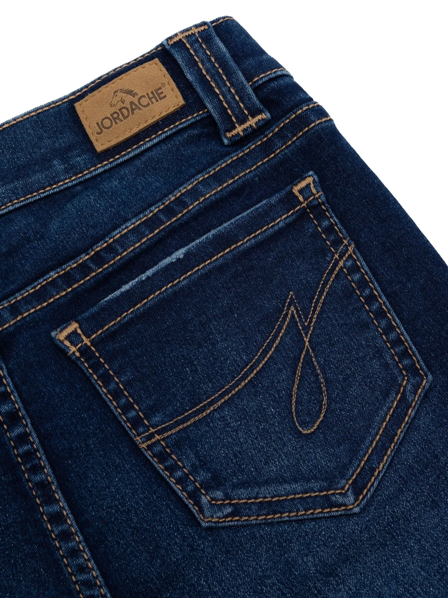 Girls Patch Pocket Flare Jeans