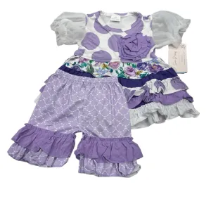 Girl's Purple SHORTS Set NWT Size 8