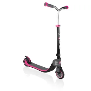 Globber Flow 125 Foldable 2-Wheels Kick Scooter – Black/Pink