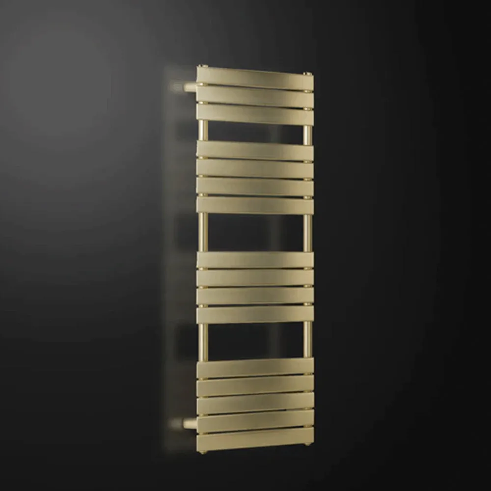 Gold Bathroom Radiator 1600mm x 500mm – Brushed Brass Finish