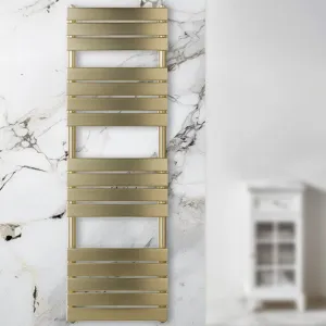 Gold Bathroom Radiator 1600mm x 500mm – Brushed Brass Finish