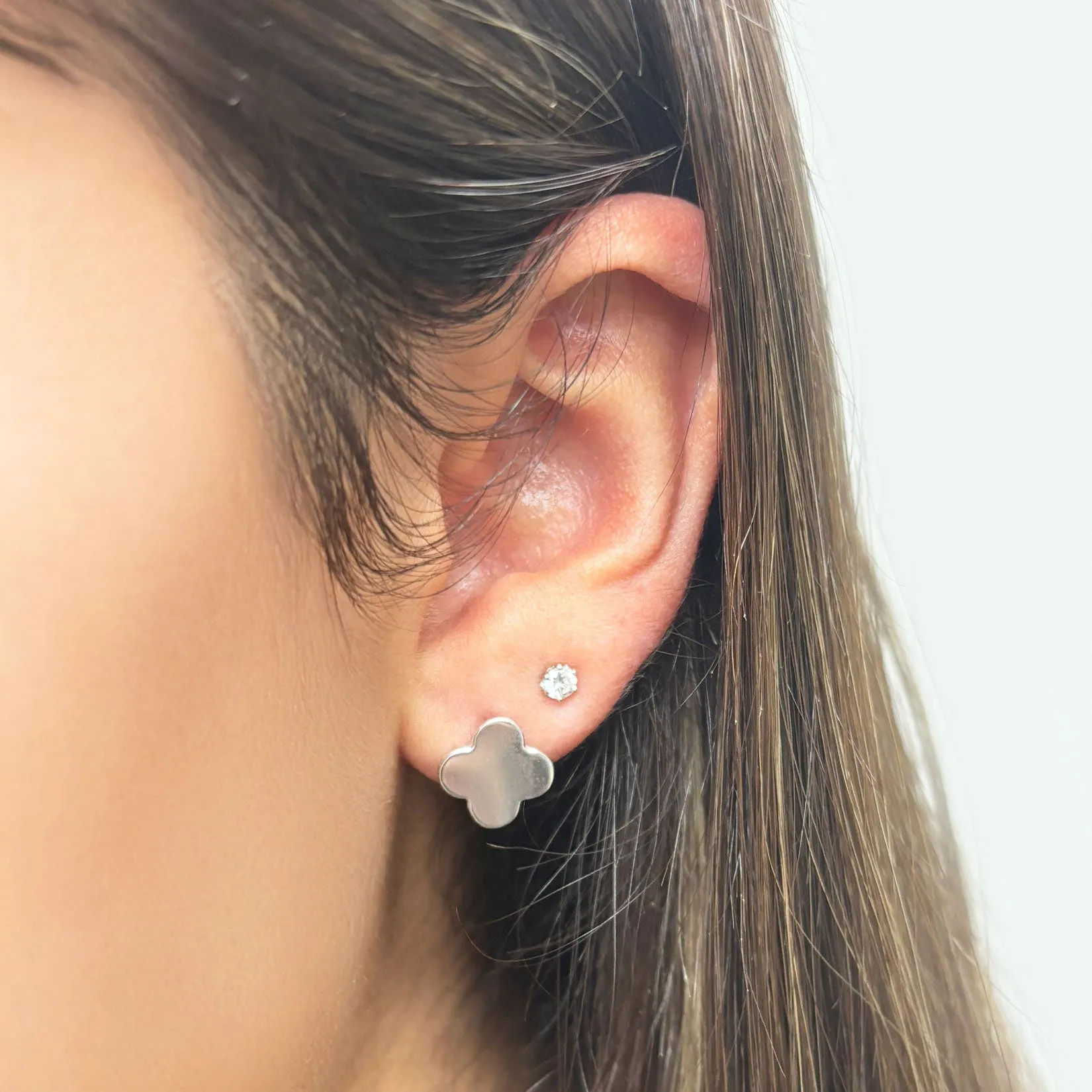 Gold Clover Earrings