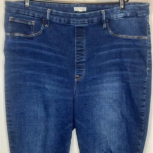 Good American Power Stretch Pull On Jeans Size 4XL