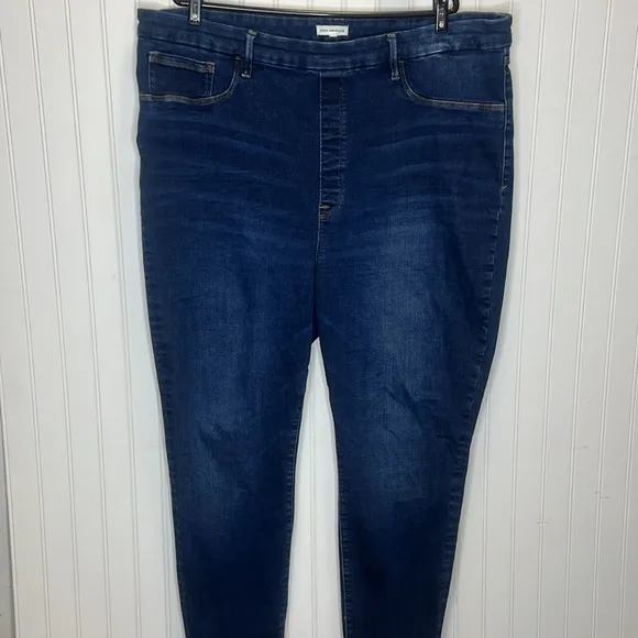 Good American Power Stretch Pull On Jeans Size 4XL