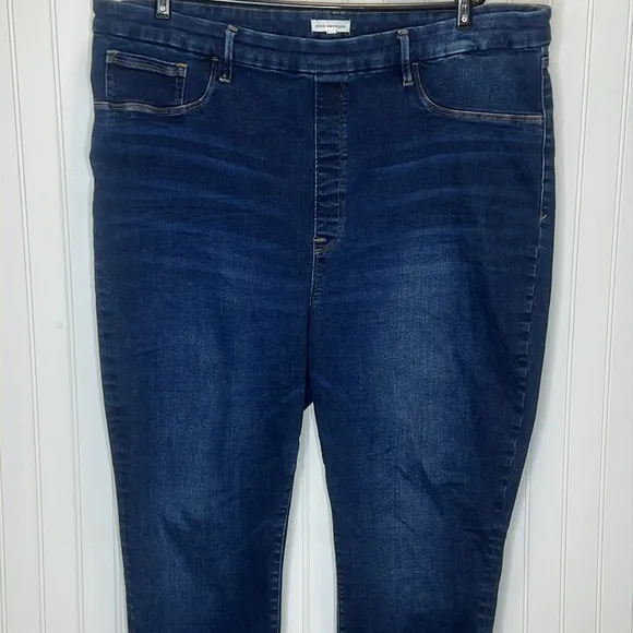 Good American Power Stretch Pull On Jeans Size 4XL