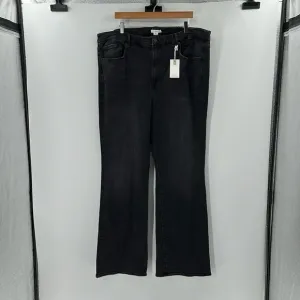 Good American Women's Good Classic Boot Jeans - Black162 - 24 Plus - NWT