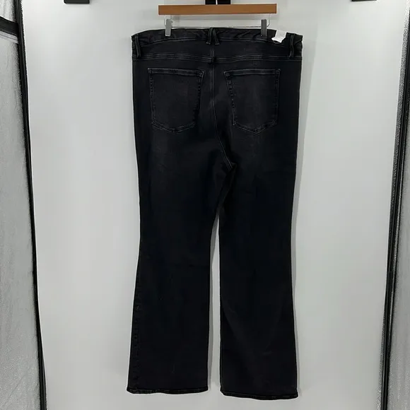 Good American Women's Good Classic Boot Jeans - Black162 - 24 Plus - NWT