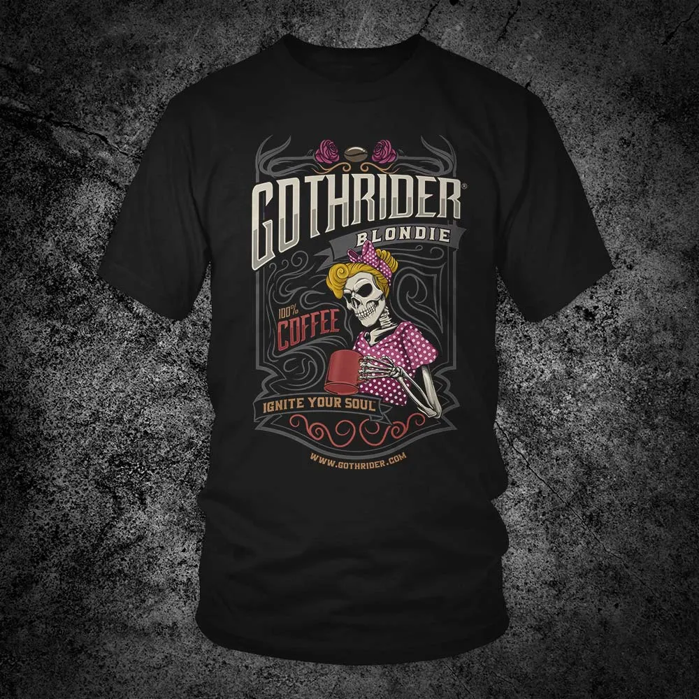 GothRider Blondie Coffee Unisex T-Shirt