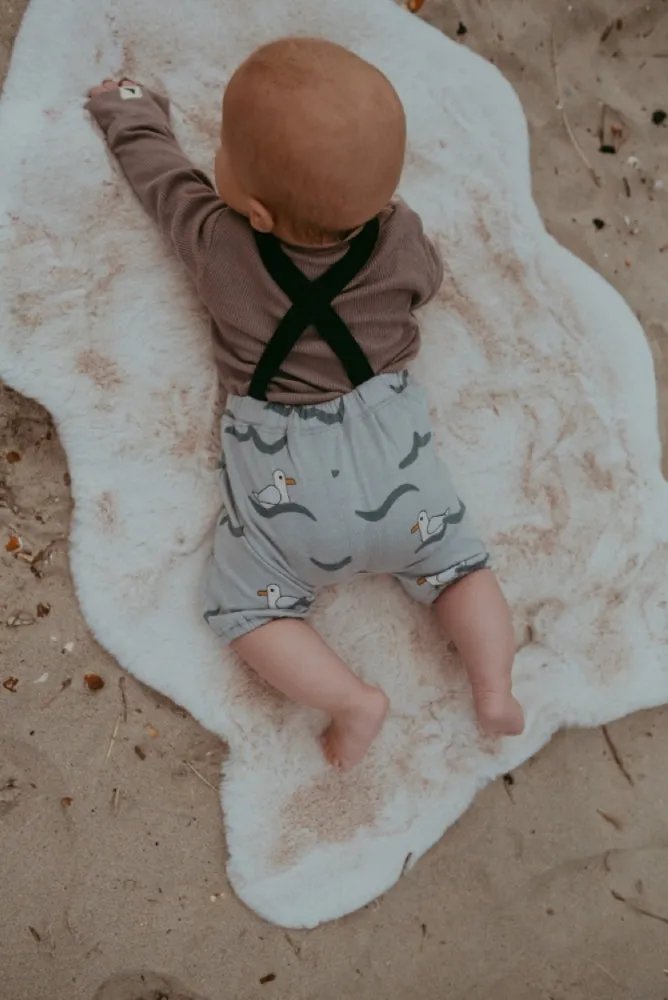 Grey Seagull Print Bracer Bloomers