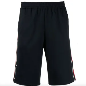 Gucci Side Stripe Track Shorts with Lyre in Black