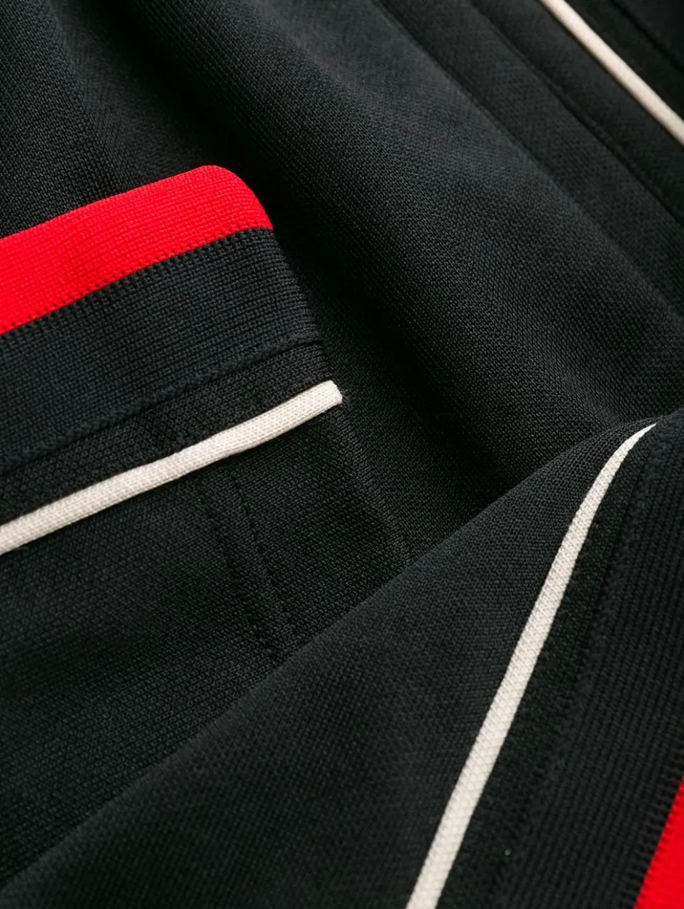 Gucci Side Stripe Track Shorts with Lyre in Black