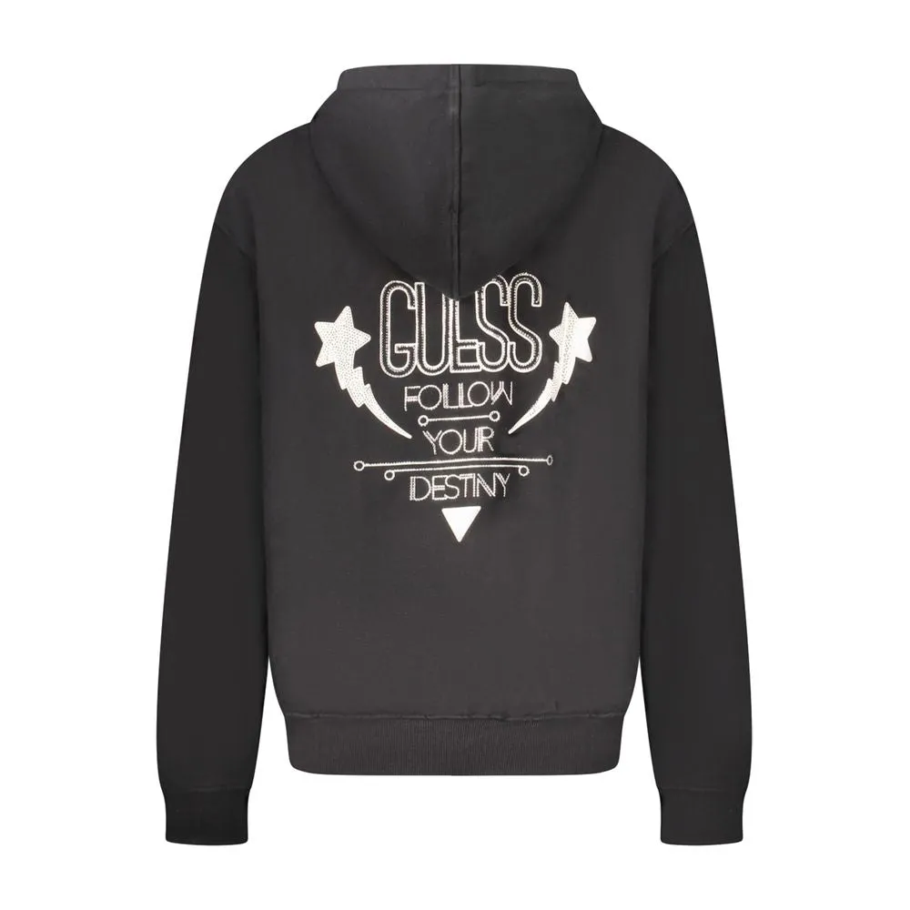 Guess Jeans Black Cotton Women Sweater