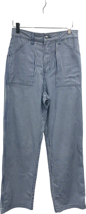H&M Blue Straight High Jeans UK 8