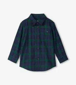 Hatley Holiday Blackwatch Plaid Button Down Shirt