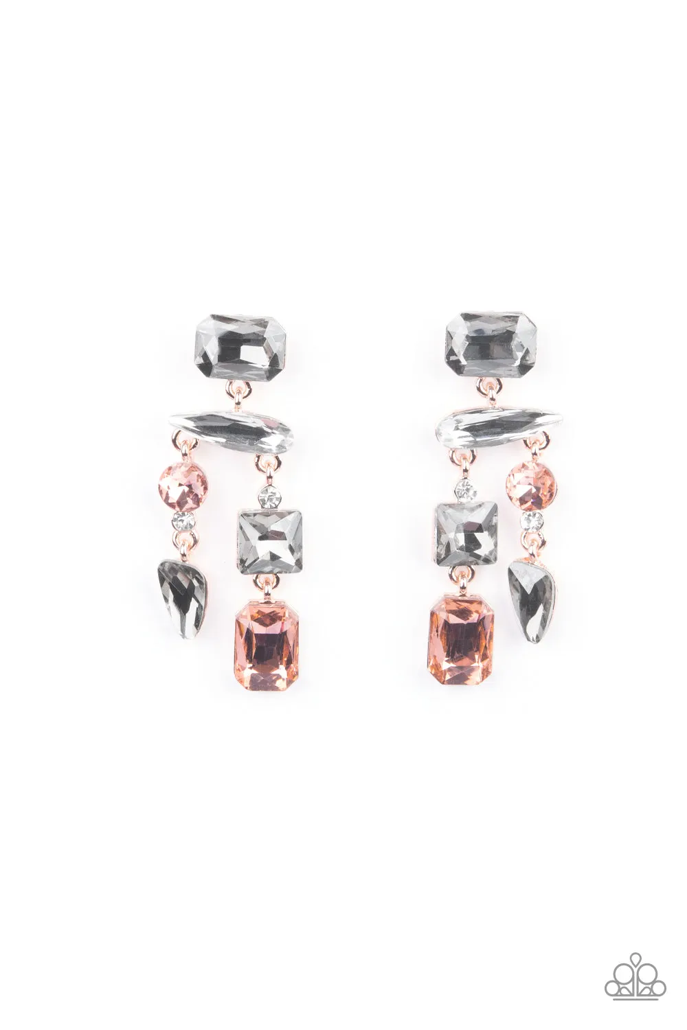 Hazard Pay - Multi Earrings - Paparazzi Accessories