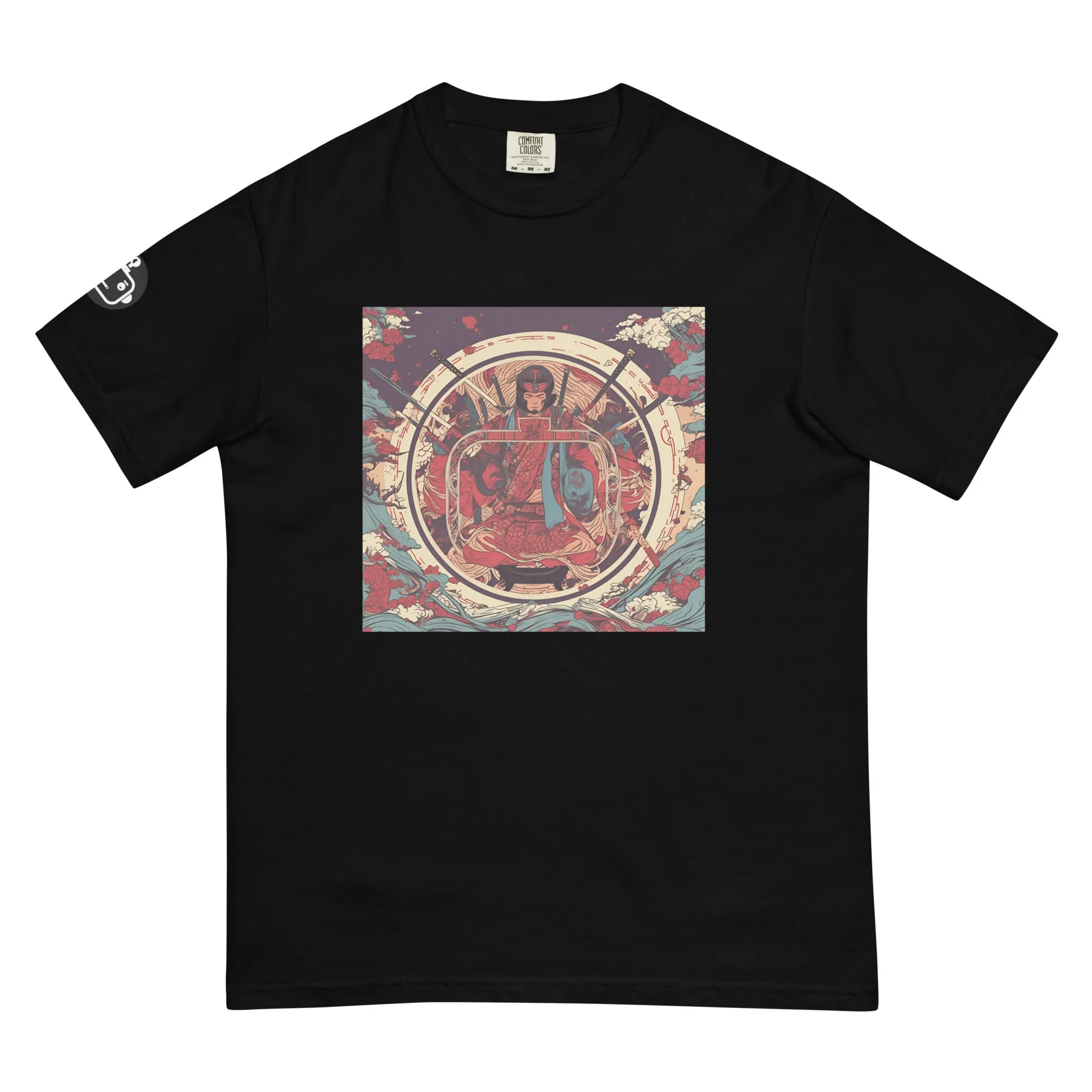 HOODBOT AI LOGO TWIST Samurai MIND (Unisex T-shirt)