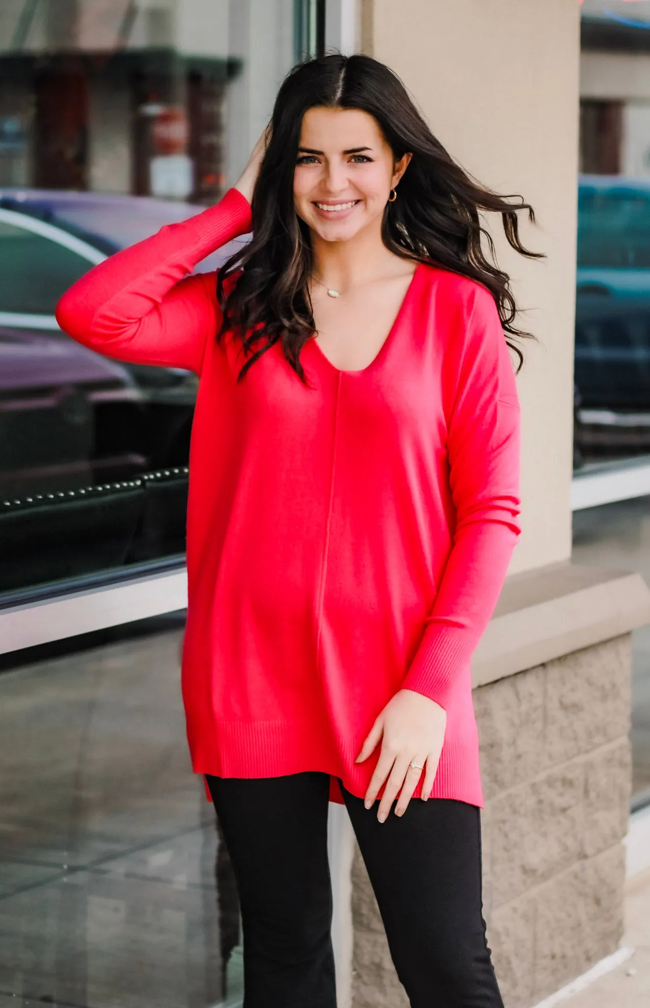 Hot Pink is Calling Sweater