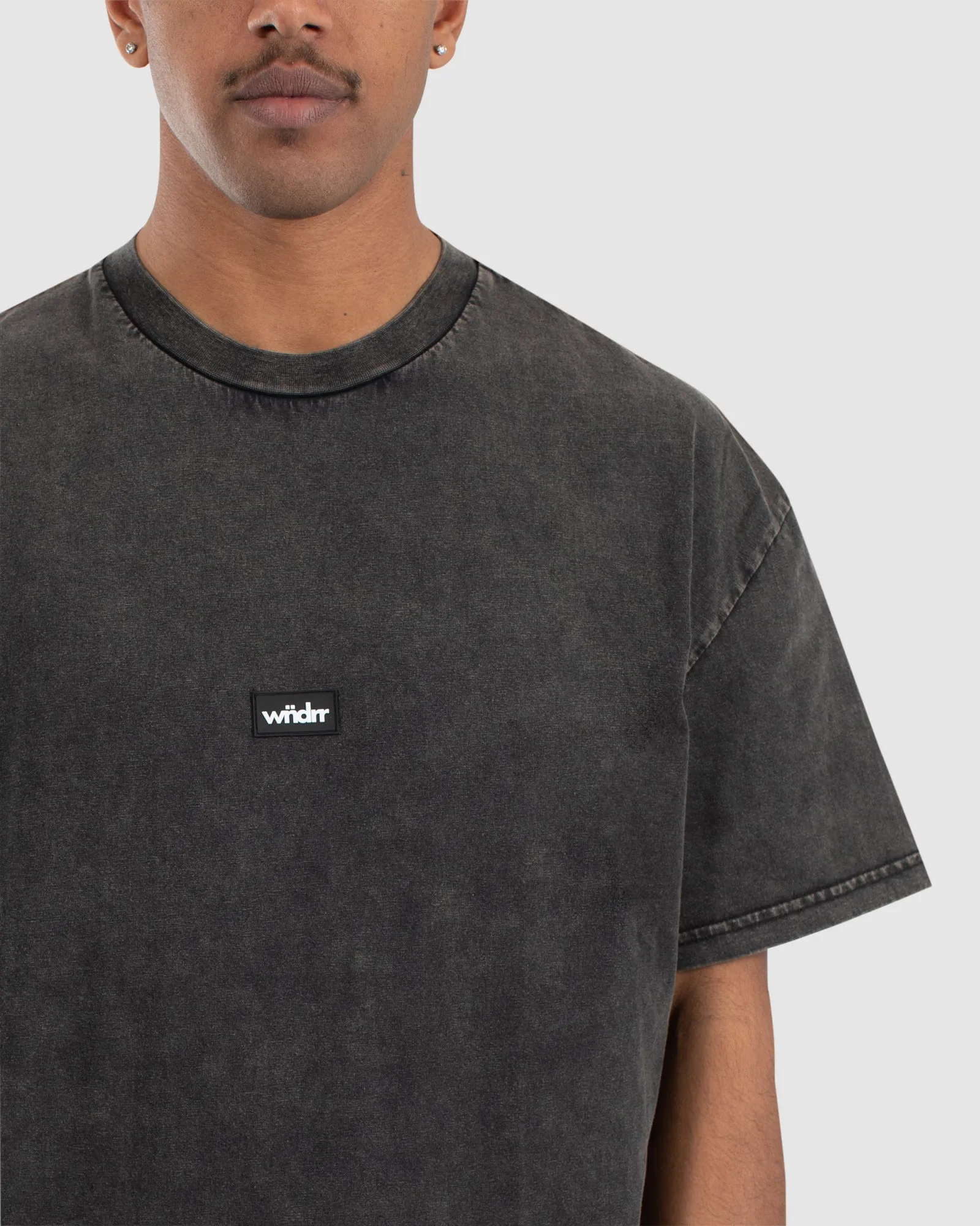 Hoxton Vintage Fit Tee - Washed Black