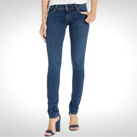 Hudson Jeans Distressed Collin Skinny Jeans