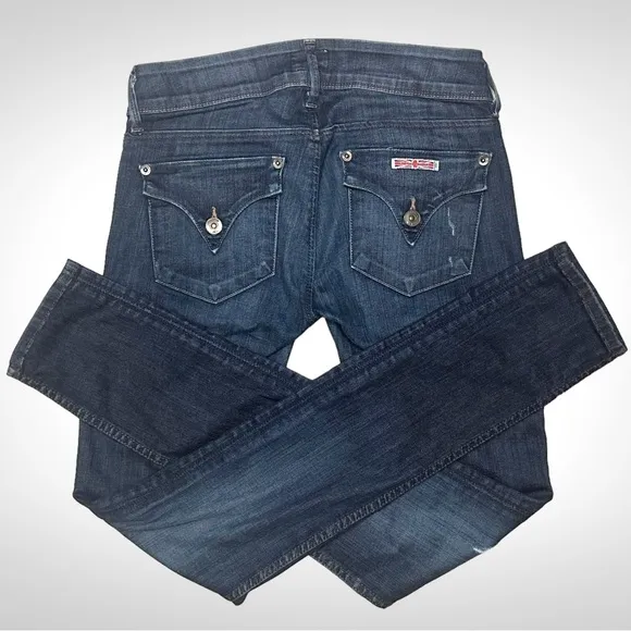 Hudson Jeans Distressed Collin Skinny Jeans