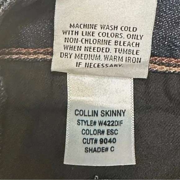 Hudson Jeans Distressed Collin Skinny Jeans