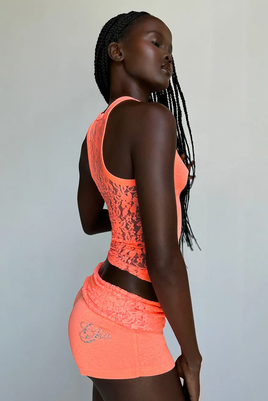 HURLEY SHORT - ORANGE : CORAL