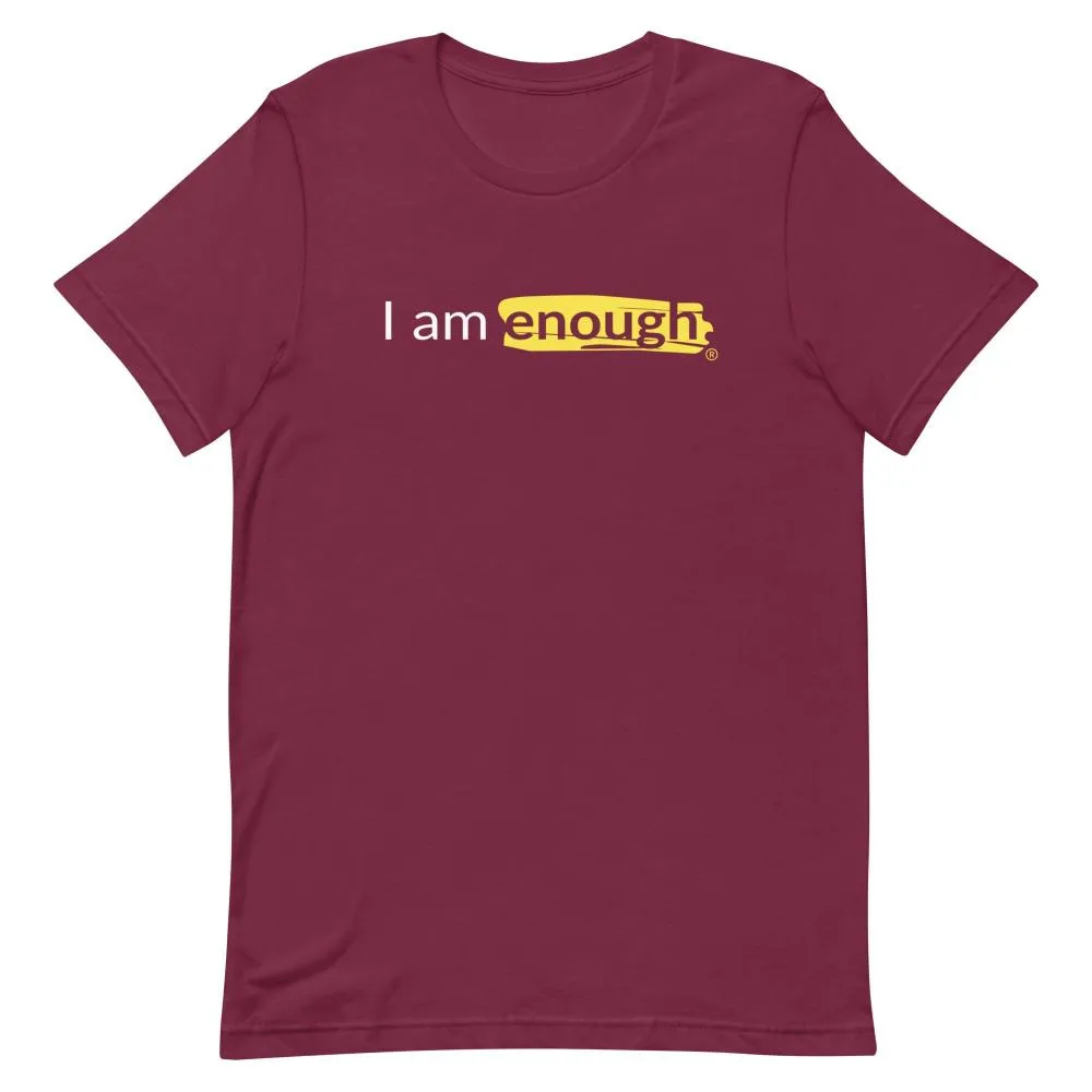 I AM ENOUGH ORIGINAL Mental Health Suicide Prevention T-Shirt for Men
