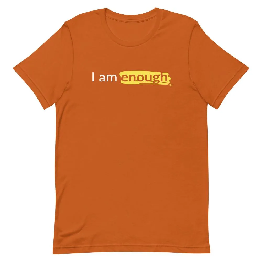 I AM ENOUGH ORIGINAL Mental Health Suicide Prevention T-Shirt for Men