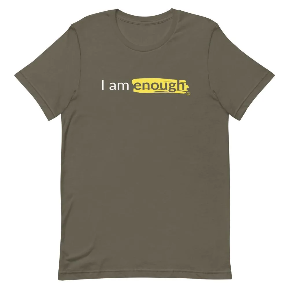 I AM ENOUGH ORIGINAL Mental Health Suicide Prevention T-Shirt for Men
