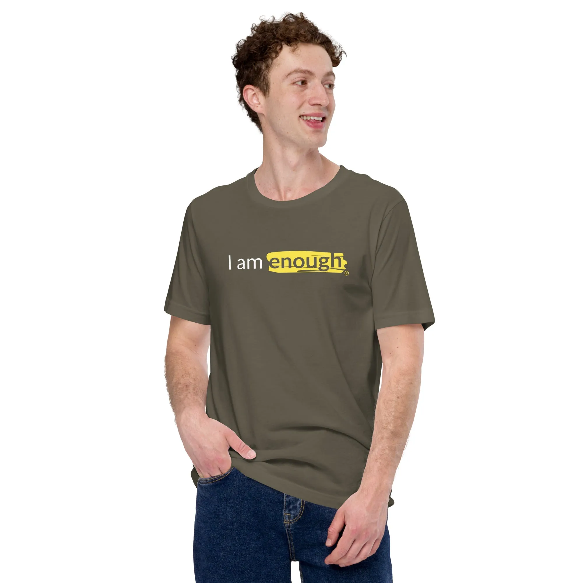 I AM ENOUGH ORIGINAL Mental Health Suicide Prevention T-Shirt for Men
