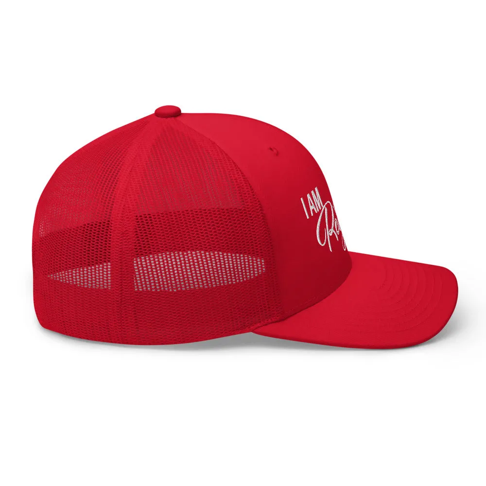 I AM Royalty (Red/ White Trucker Cap)