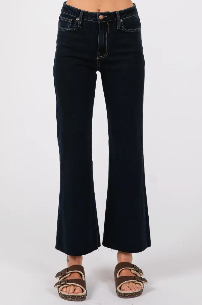 Indigo Sicily Scissor Cut Hem Skinny