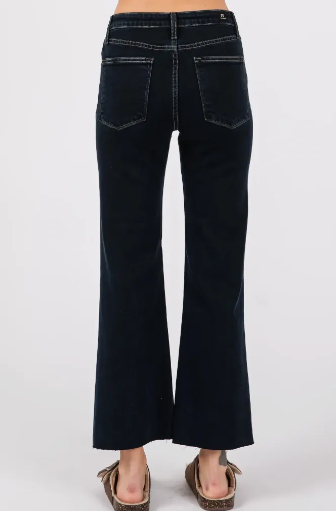 Indigo Sicily Scissor Cut Hem Skinny