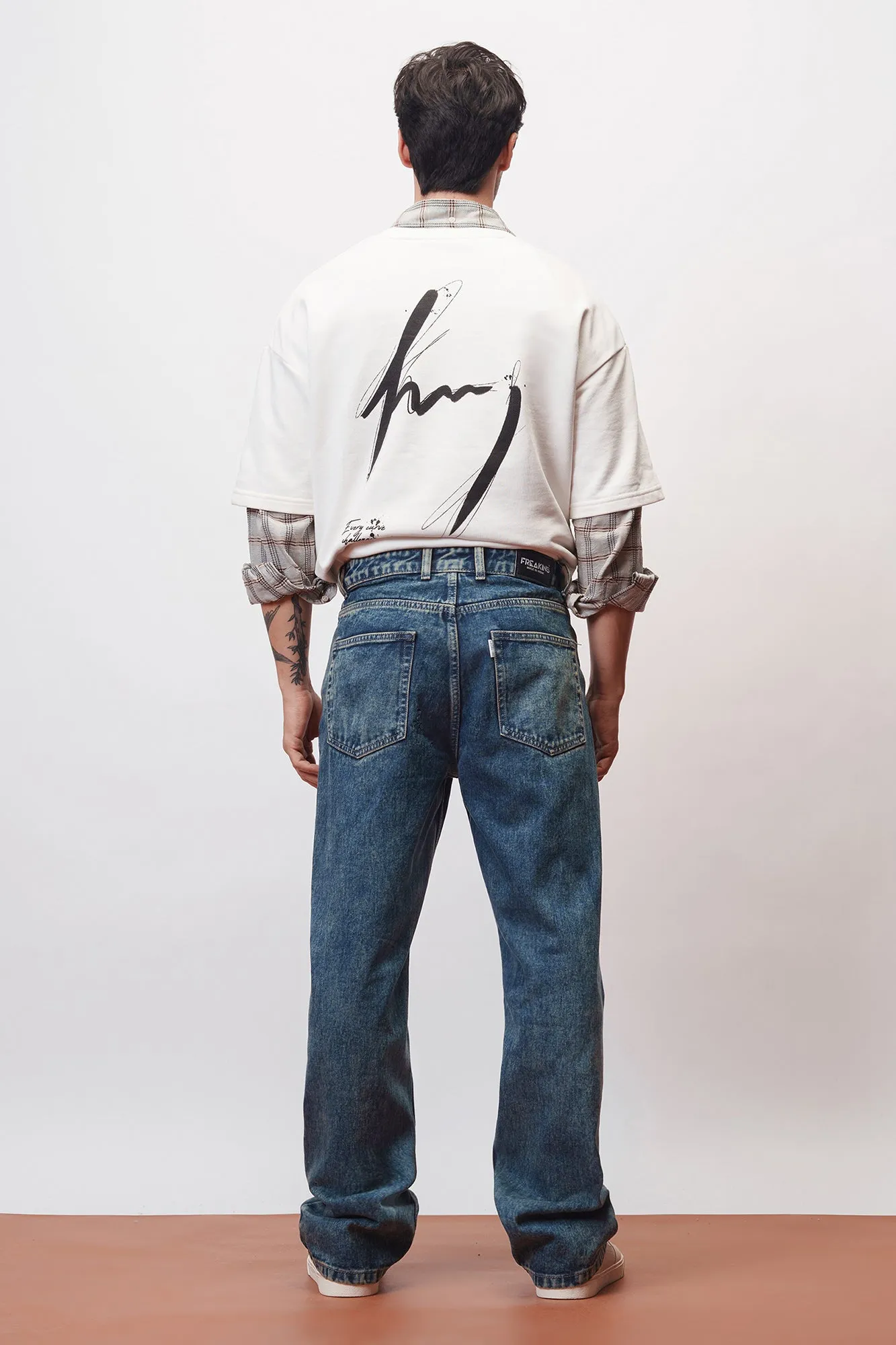 Inked Blue Men's Straight Fit Jeans