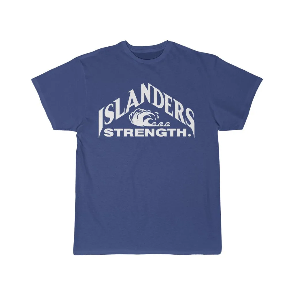 Islanders Strength White Men's Short Sleeve Tee
