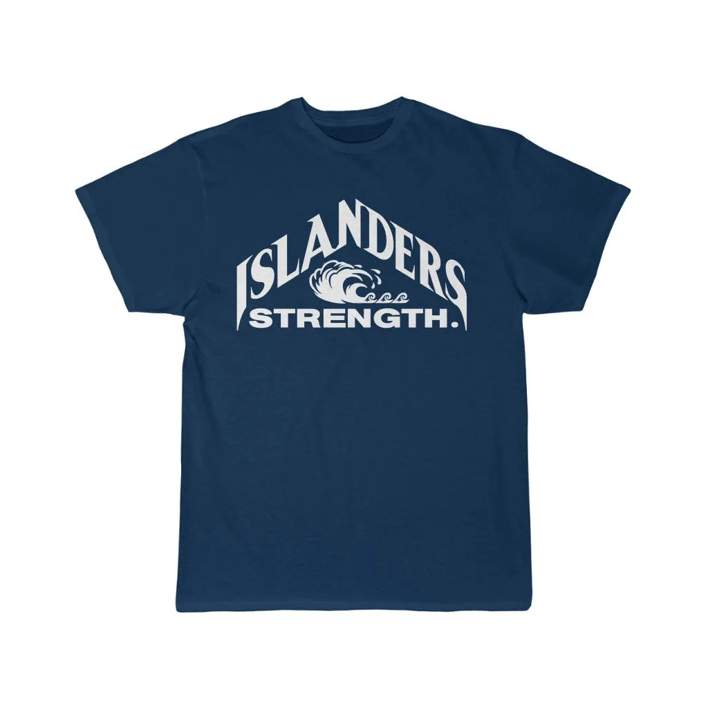 Islanders Strength White Men's Short Sleeve Tee