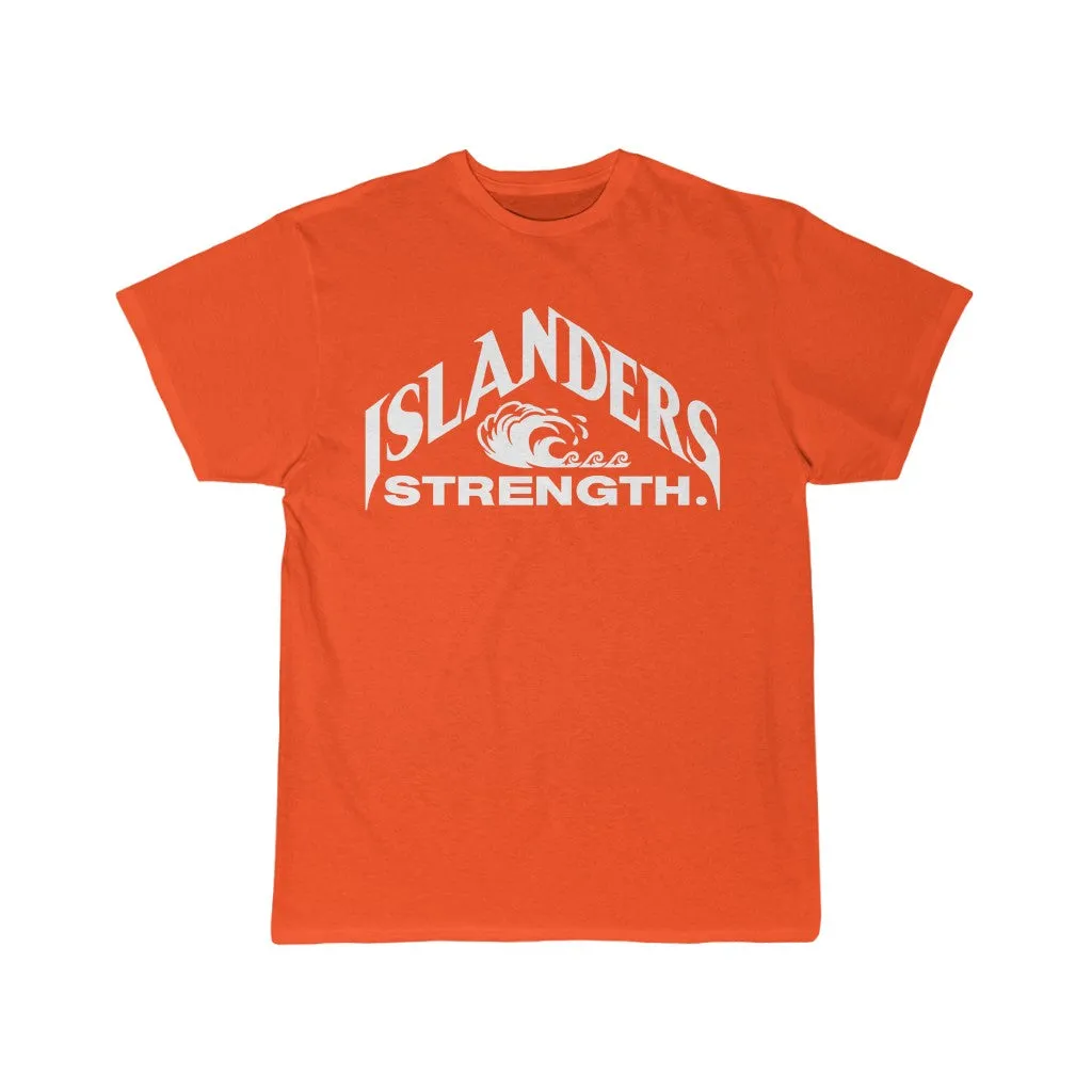 Islanders Strength White Men's Short Sleeve Tee