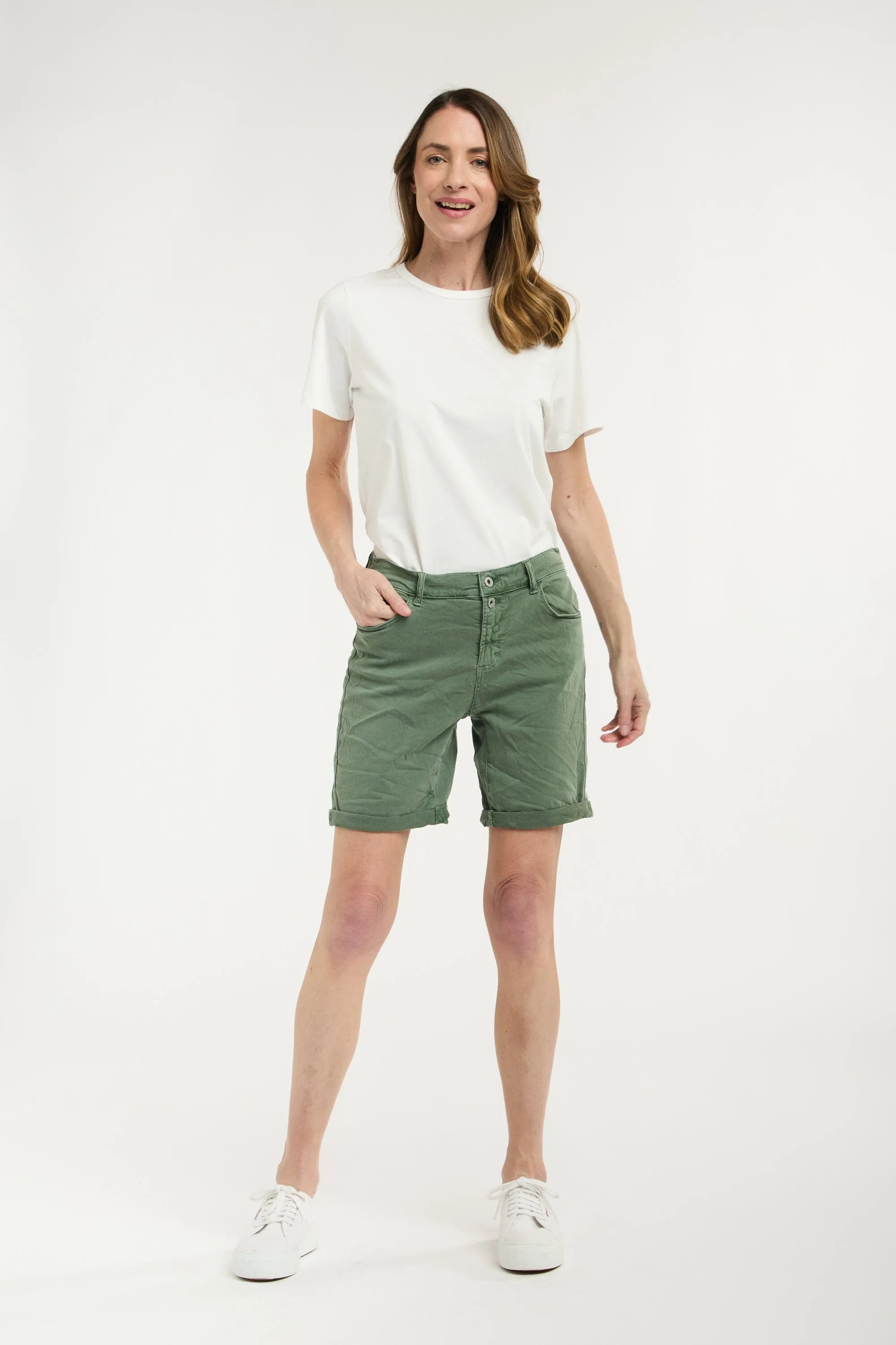ITALIAN STAR Emma Shorts - Khaki