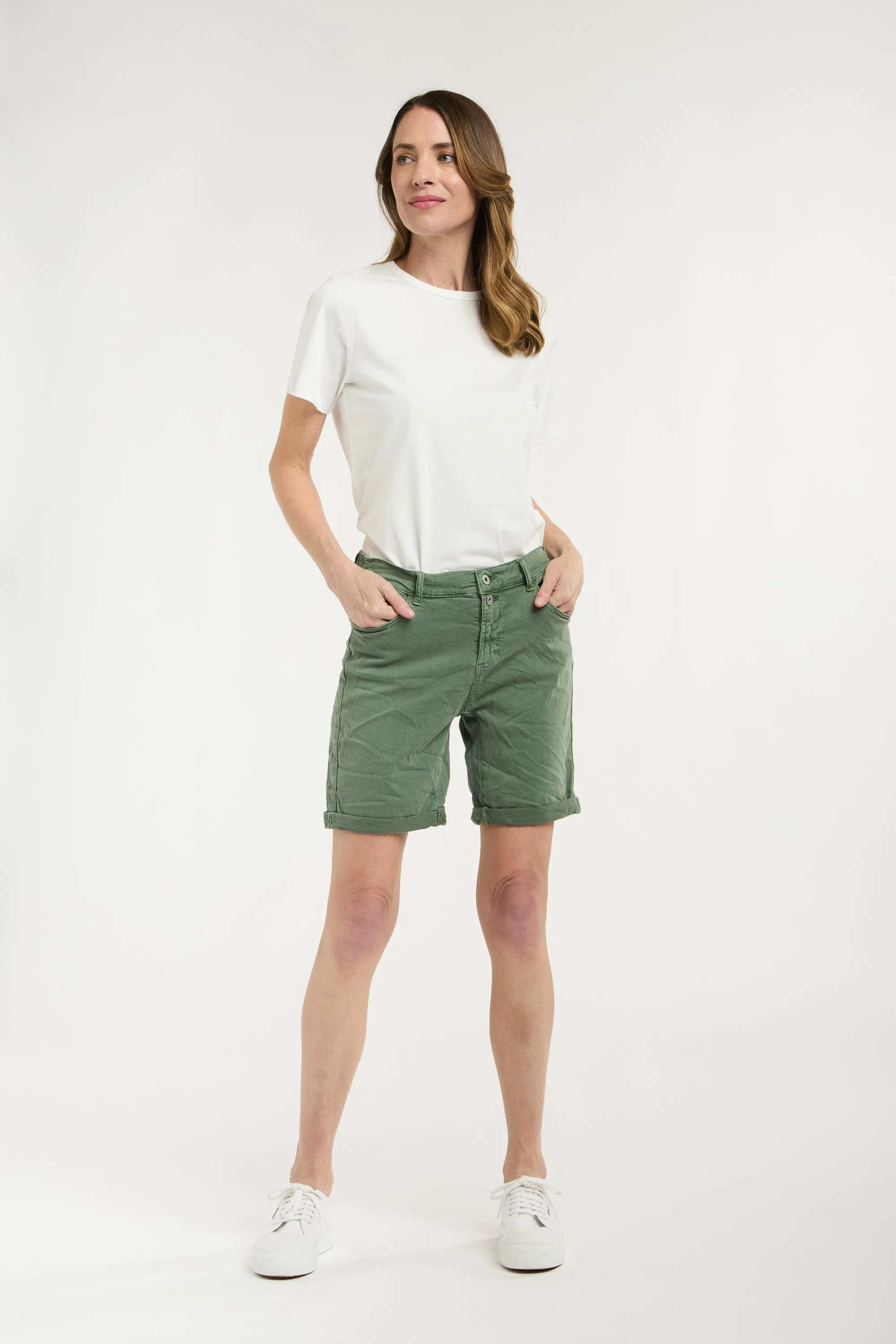 ITALIAN STAR Emma Shorts - Khaki