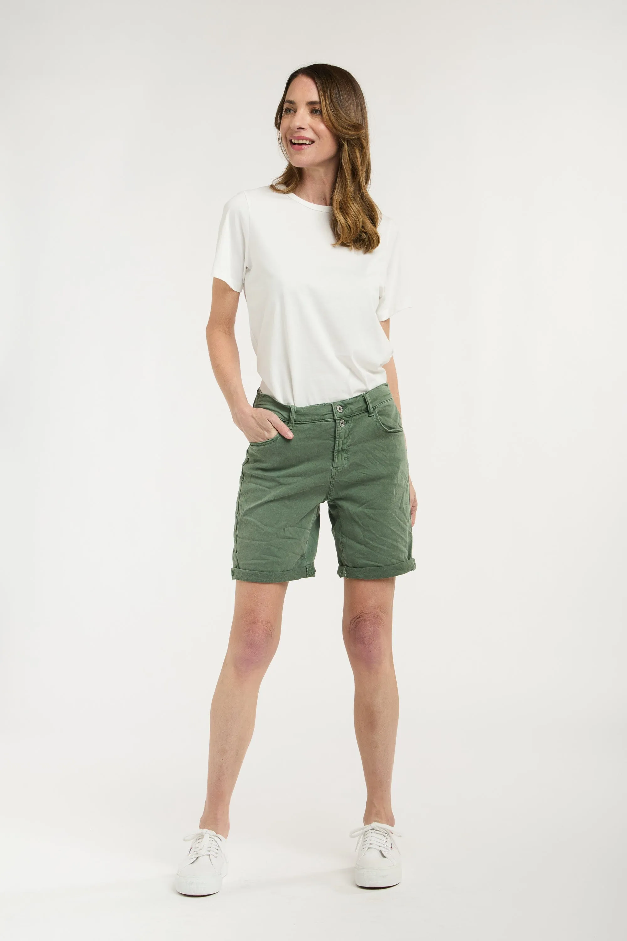 ITALIAN STAR Emma Shorts - Khaki